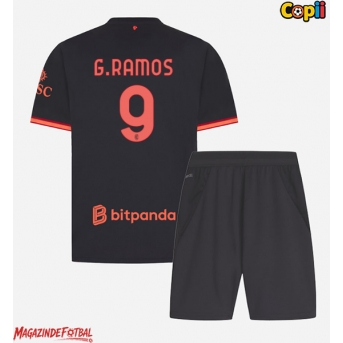 AC Milan Goncalo Ramos #9 Echipament de Fotbal Replică 2026-27 Copii Treilea (+ Șorturi)